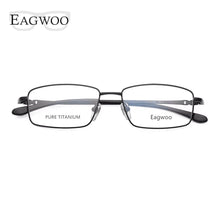 Load image into Gallery viewer, Pure Titanium Eyeglasses Full Rim Optical Frame Prescription Spectacle Small Glasses For Men High Diopter Suitable Eyeglasses