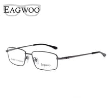 Load image into Gallery viewer, Pure Titanium Eyeglasses Full Rim Optical Frame Prescription Spectacle Small Glasses For Men High Diopter Suitable Eyeglasses