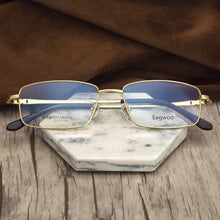 Load image into Gallery viewer, Pure Titanium Eyeglasses Full Rim Optical Frame Prescription Spectacle Small Glasses For Men High Diopter Suitable Eyeglasses