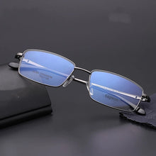 Load image into Gallery viewer, Pure Titanium Eyeglasses Full Rim Optical Frame Prescription Spectacle Small Glasses For Men High Diopter Suitable Eyeglasses