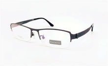 Load image into Gallery viewer, Pure Titanium Eyeglasses Half Rim Optical Frame Prescription Spectacle Business Glasses For Men Super Light Eyeglasses