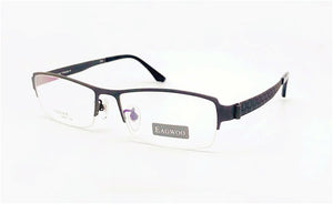Pure Titanium Eyeglasses Half Rim Optical Frame Prescription Spectacle Business Glasses For Men Super Light Eyeglasses