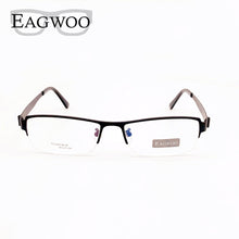 Load image into Gallery viewer, Pure Titanium Eyeglasses Half Rim Optical Frame Prescription Spectacle Business Glasses For Men Super Light Eyeglasses