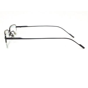 Pure Titanium Eyeglasses Half Rim Optical Frame Prescription Spectacle Frameless Glasses For Men Eye glasses 11952 Slim Temple