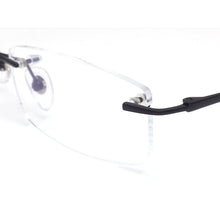 Load image into Gallery viewer, Pure Titanium Eyeglasses Rimless Optical Frame Prescription Spectacle Resize Glasses For Men Slim Temple Framless Eye Glasses