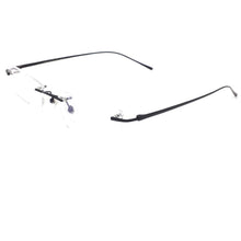 Load image into Gallery viewer, Pure Titanium Eyeglasses Rimless Optical Frame Prescription Spectacle Resize Glasses For Men Slim Temple Framless Eye Glasses