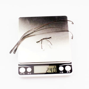 Pure Titanium Eyeglasses Rimless flexible Optical Frame Prescription Spectacle Frameless Glasses Eye glasses 010 Line Temple