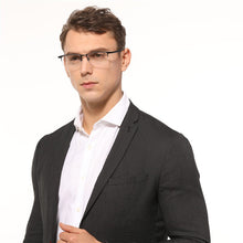 Load image into Gallery viewer, Pure Titanium Glasse Frame for men Big size Eyewear Light Weight Half -rim Business Eyeglasses Optical Prescription Oculos