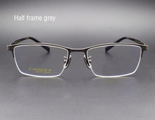 Load image into Gallery viewer, Pure Titanium Glasses Frame For Men Titanium Alloy Prescription Eyeglasses Golden Super Light Spectacles Myopia