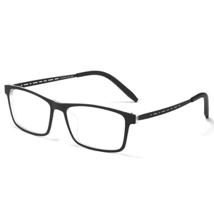 Pure Titanium Glasses Frame Men Comfortable Large Frame TR Glasses Frame Ultra Light Square Myopia Optical Glasses Frame 8822T