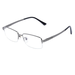 Pure Titanium Glasses Frame Men Half Rim Eyeglasses Oversized Spectacle Frames Prescription Myopia Optical Frame Eyewear DD1534