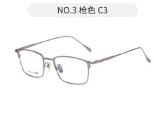 Load image into Gallery viewer, Pure Titanium Glasses Rim Men&#39;s Mesh Red Lis Same Trend with Myopic Glasses Option Glasses Frame
