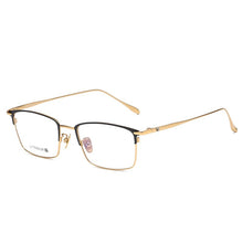 Load image into Gallery viewer, Pure Titanium Glasses Rim Men&#39;s Mesh Red Lis Same Trend with Myopic Glasses Option Glasses Frame