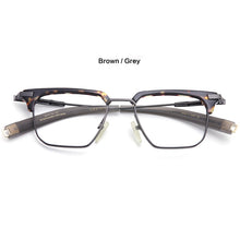 Load image into Gallery viewer, Pure Titanium Men Glasses Frames Square Myopia Optical Prescription Eyeglasses Frames Woman  Business Face Eyewear