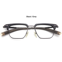 Load image into Gallery viewer, Pure Titanium Men Glasses Frames Square Myopia Optical Prescription Eyeglasses Frames Woman  Business Face Eyewear