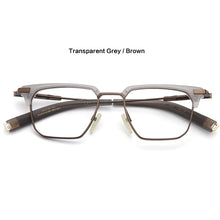 Load image into Gallery viewer, Pure Titanium Men Glasses Frames Square Myopia Optical Prescription Eyeglasses Frames Woman  Business Face Eyewear