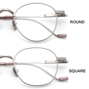 Pure Titanium Prescription Eyeglasses Frame Square Men Korean GM Brand Design Myopia Optical Glasses Women Round Eyewear