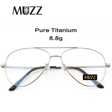 Pure Titanium Prescription Frame Pilot Men Oversize Eye Glasses Frame Optical Myopia Eyeglasses High-quality Frame for Women