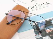Load image into Gallery viewer, Pure Titanium Prescription Frame Pilot Men Oversize Eye Glasses Frame Optical Myopia Eyeglasses High-quality Frame for Women