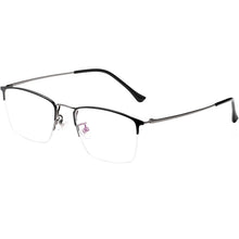 Load image into Gallery viewer, Pure Titanium Retro  Half Frame Glasses Ultralight Business Men Large Frame Myopia And Hyperopia Optical Glasses 8017JX
