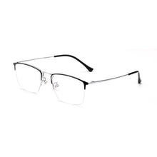 Load image into Gallery viewer, Pure Titanium Retro  Half Frame Glasses Ultralight Business Men Large Frame Myopia And Hyperopia Optical Glasses 8017JX