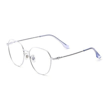 Load image into Gallery viewer, Pure Titanium Retro Glasses Frame Men And Women Ultralight Round Frame Anti Blue Light Plain Myopia Optical Glasses Frame 58007