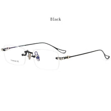 Load image into Gallery viewer, Pure Titanium Rimless Prescription Glasses Frame Men Myopia Optical Eyeglasses Frames Female Luxuyr Brand Frameless Spectacles