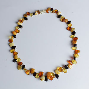 Pure natural old beeswolts multi - color color blood female women 's sweater chain amber blood po necklace no optimization