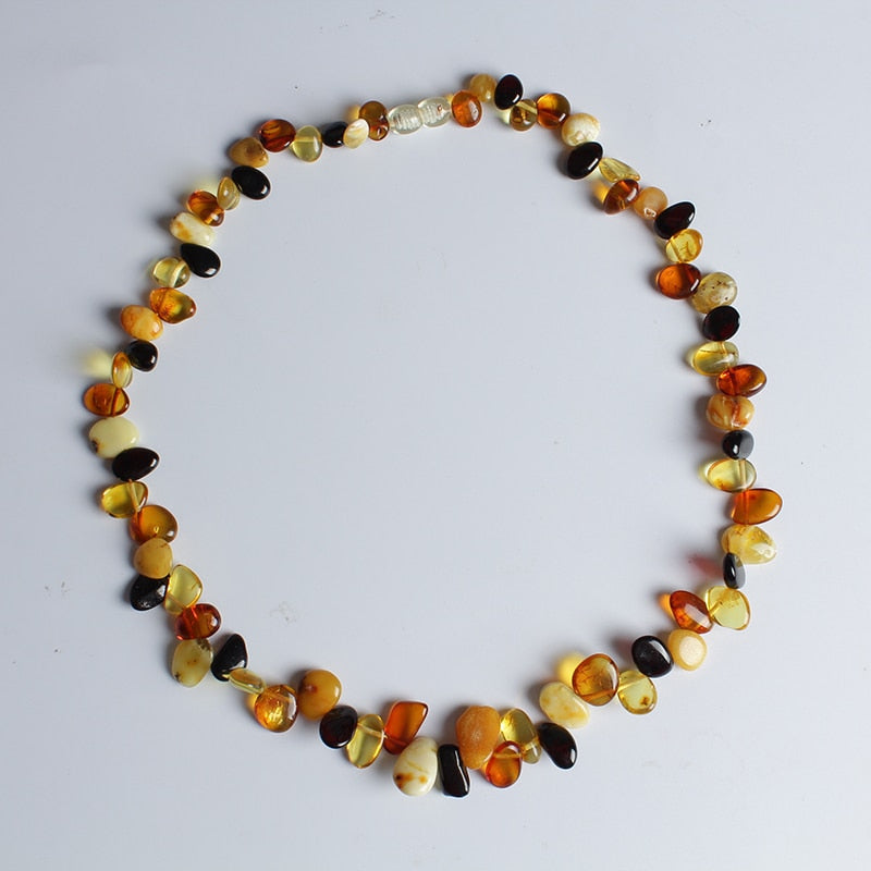 Pure natural old beeswolts multi - color color blood female women 's sweater chain amber blood po necklace no optimization