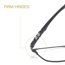 Load image into Gallery viewer, Pure titanium glasses frame men&#39;s business ultra-light optical glasses frame elastic temples prescription glasses men HT0205