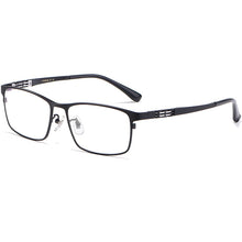 Load image into Gallery viewer, Pure titanium glasses frame men&#39;s business ultra-light optical glasses frame elastic temples prescription glasses men HT0205