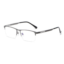 Load image into Gallery viewer, Pure titanium half-frame glasses men ultralight large-frame business glasses frame simple and fashionable optical glasses F2322