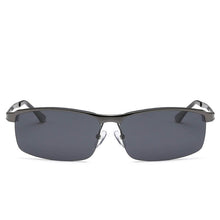 Load image into Gallery viewer, Q Black Polarized Driving Glasses Sun Glasses  Brand Designer  Frog Mirror Men Sunglasses Oculos De Sol Metal UV400