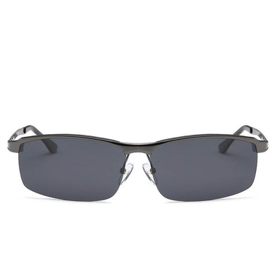 Q Black Polarized Driving Glasses Sun Glasses  Brand Designer  Frog Mirror Men Sunglasses Oculos De Sol Metal UV400