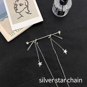 Q Eyeglasses Frame For Women Water Drop Lens Less Chain Pearl Pendant Half Frame Luxury Diamond Glasses Shades