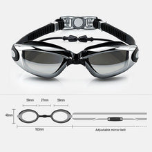 Load image into Gallery viewer, Q Sports Eyewear Goggles Professional Anti-fog UV Waterproof 1 Set Earplugs Accessories Glasses