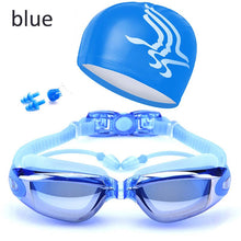 Load image into Gallery viewer, Q Sports Eyewear Goggles Professional Anti-fog UV Waterproof 1 Set Earplugs Accessories Glasses