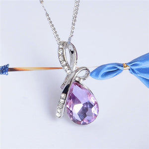 Hot 10 Colors Austrian Crystal Necklace Pendants Jewellery & Jewerly 2018 Necklace Women Fashion Jewelry Wholesale