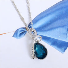 Load image into Gallery viewer, Hot 10 Colors Austrian Crystal Necklace Pendants Jewellery &amp; Jewerly 2018 Necklace Women Fashion Jewelry Wholesale