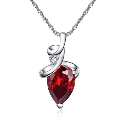 Women 3 Colros Austrian Crystal Pendant Chain Necklace Pendant For Women Jewelry Statement Bijouterie Gift 2017