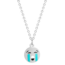 Load image into Gallery viewer, Cartoon Love Heart Kiss Emoji Necklace &amp; Pendant for Women Round Expression Love Choker Collars Handmade Jewelry Gifts