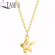 Load image into Gallery viewer, Cartoon Love Heart Kiss Emoji Necklace &amp; Pendant for Women Round Expression Love Choker Collars Handmade Jewelry Gifts