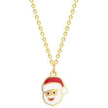 Load image into Gallery viewer, Cartoon Love Heart Kiss Emoji Necklace &amp; Pendant for Women Round Expression Love Choker Collars Handmade Jewelry Gifts