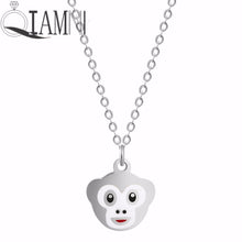 Load image into Gallery viewer, Stainless Steel Cartoon Lovely Animal Pig Necklace Pendant for Women Dog Collars Friends Jewelry Pet Lover Gift