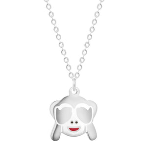 Stainless Steel Cartoon Lovely Animal Pig Necklace Pendant for Women Dog Collars Friends Jewelry Pet Lover Gift