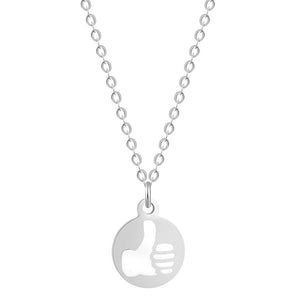 Stainless Steel Cartoon Lovely Animal Pig Necklace Pendant for Women Dog Collars Friends Jewelry Pet Lover Gift