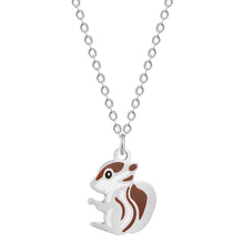 Load image into Gallery viewer, Stainless Steel Enamel Tropical Fish Necklace Pendant for Women Lovely Animal Goldfish Choker Collars Birthd Gift Charm