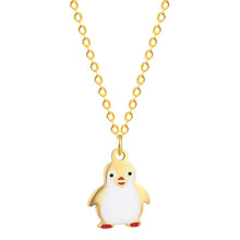 Load image into Gallery viewer, Stainless Steel Enamel Tropical Fish Necklace Pendant for Women Lovely Animal Goldfish Choker Collars Birthd Gift Charm