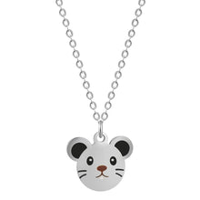 Load image into Gallery viewer, Stainless Steel Enamel Tropical Fish Necklace Pendant for Women Lovely Animal Goldfish Choker Collars Birthd Gift Charm