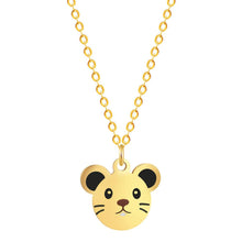 Load image into Gallery viewer, Stainless Steel Enamel Tropical Fish Necklace Pendant for Women Lovely Animal Goldfish Choker Collars Birthd Gift Charm